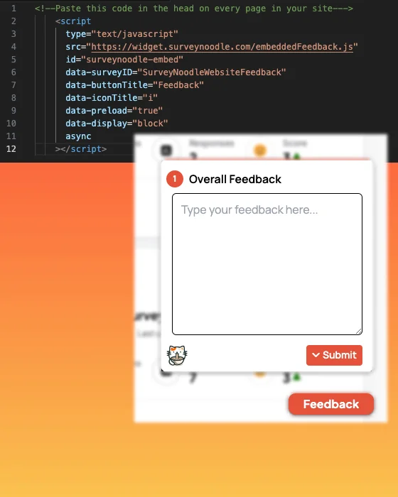 Drop In Feedback Button